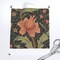 Green Pink Floral Vines Hand Drawn Moody Traditional Botanical Arts And Crafts Custom Printed Fabric by Spoonflower Various Fabrics by the Yard or Fat Quarter